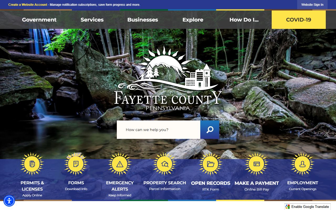 Fayette County property tax records assessor office