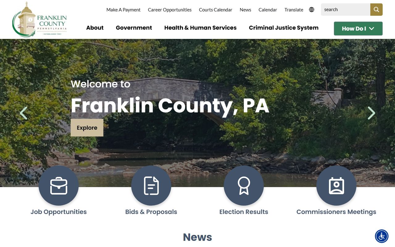 Franklin County property tax records assessment office